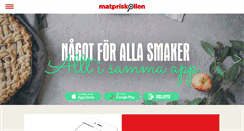 Desktop Screenshot of matpriskollen.se